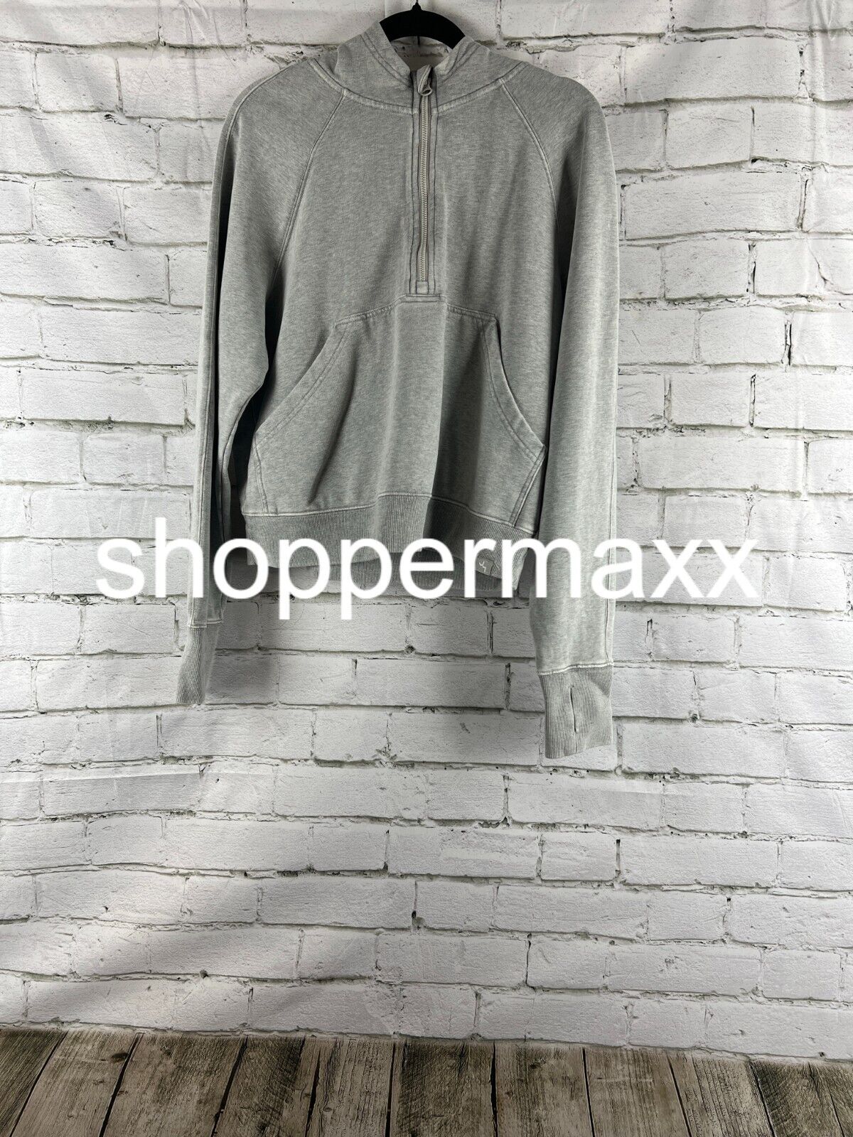 Women's 1/2 Zip Fleece Pullover - JoyLab, Heathered Gray, S