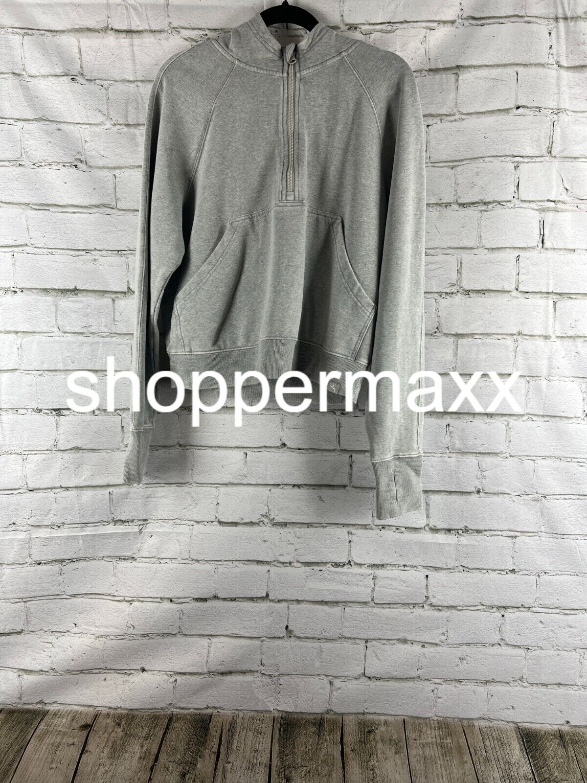 Women's 1/2 Zip Fleece Pullover - JoyLab, Heathered Gray, S