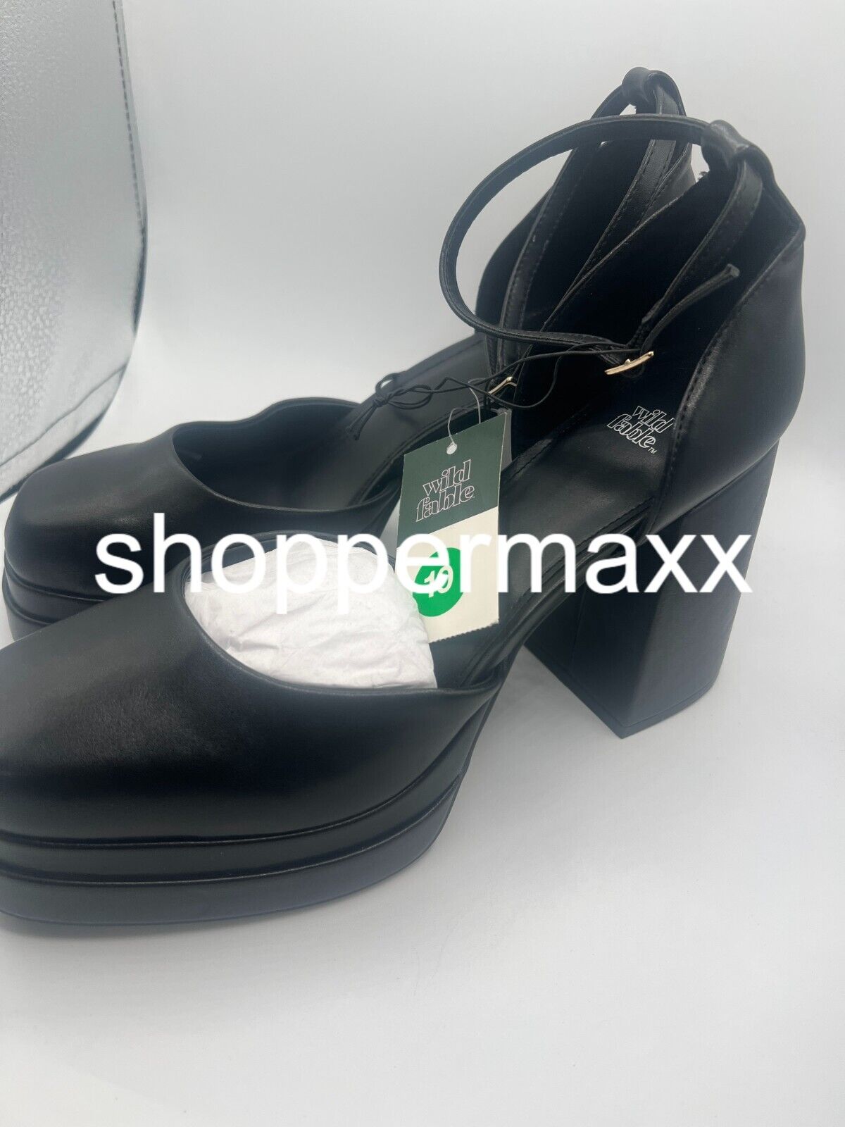 Women's Bianca Platform Pumps - Wild Fable, Black, 10