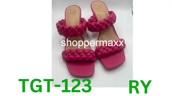 Women's Basil Mule Heels - A New Day, Magenta, 8