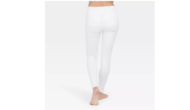 Assets by Spanx, Women's Denim Skinny Leggings - White, M
