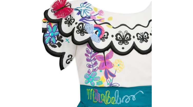 Disney Mirabel Encanto Costume, Multicolor, Size 10