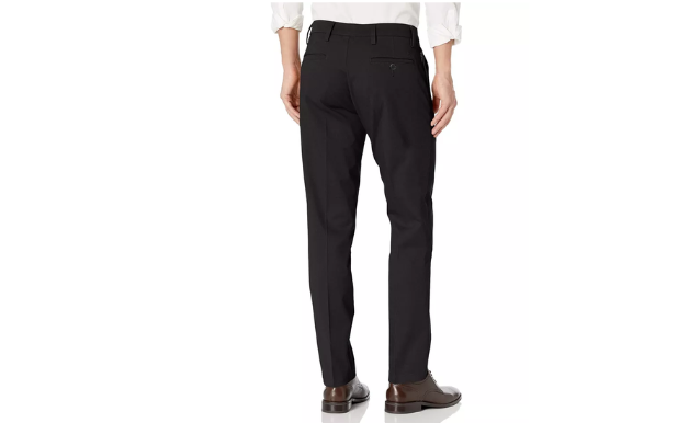 Dockers Men's Straight Fit Smart 360 Flex Workday Chino Pants - Black, 34x29