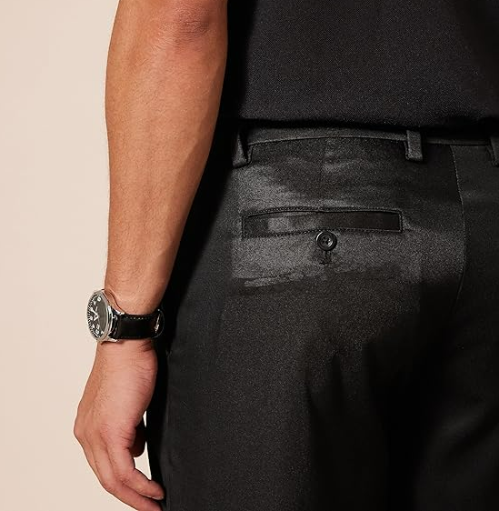 Amazon Essentials Men's Classic-Fit Stretch Golf Short Black 34
