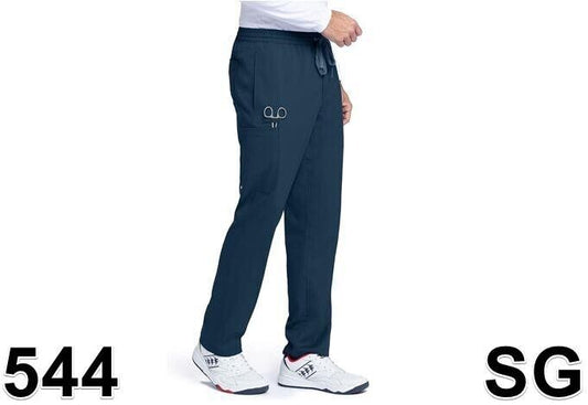 BARCO Grey's Anatomy GRP558 Men's Evan Scrub Pant, Steel, Small, Elastic Waist