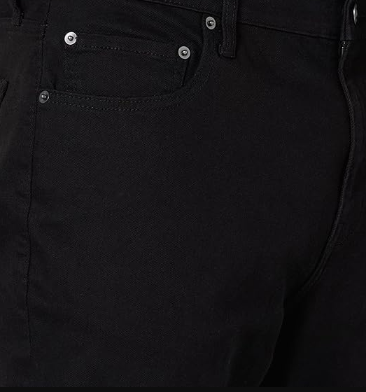 Amazon Essentials Men's Skinny-Fit Stretch Jean, Black, 31W x 30L