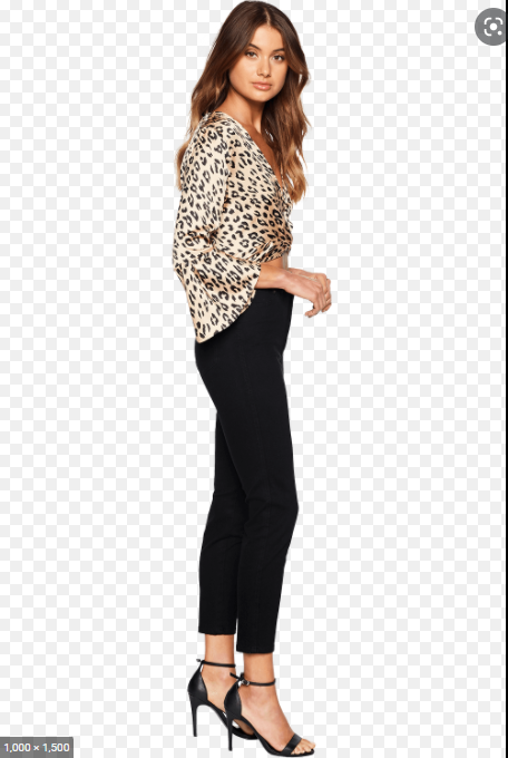 Bardot Twist Leopard Top Women's Size 10/L, NEW