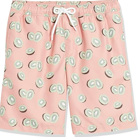 Amazon Essentials Men's 9" Quick-Dry Swim Trunk Pink Fruit XL