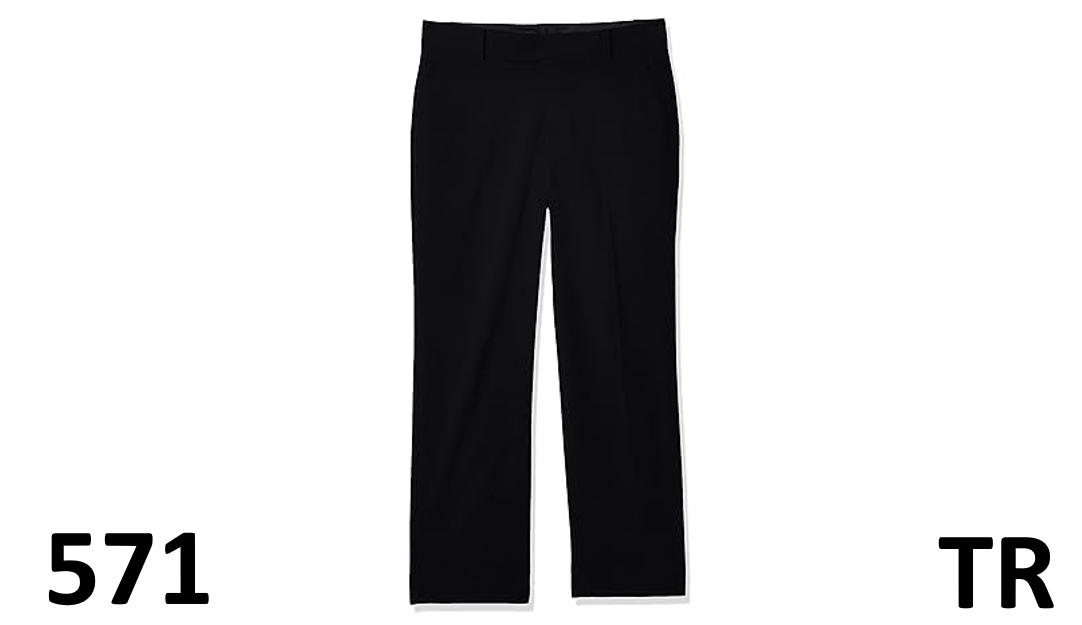 Calvin Klein Boys' Flat-Front Bi-Stretch Dress Pant, Straight Leg Fit, Black, 18