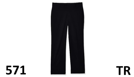 Calvin Klein Boys' Flat-Front Bi-Stretch Dress Pant, Straight Leg Fit, Black, 18
