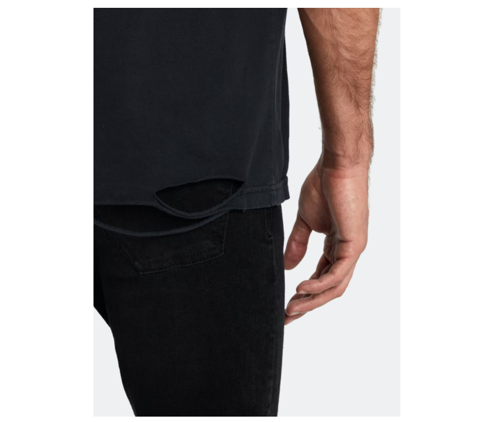 The People Vs. US Eagle Vintage T-Shirt Short Sleeve Ultra Black M $60