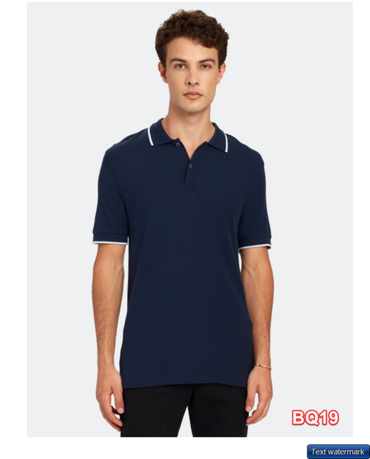 ATM Anthony Thomas Melillo	Stripe Pique Cotton Polo Midnight XL $150