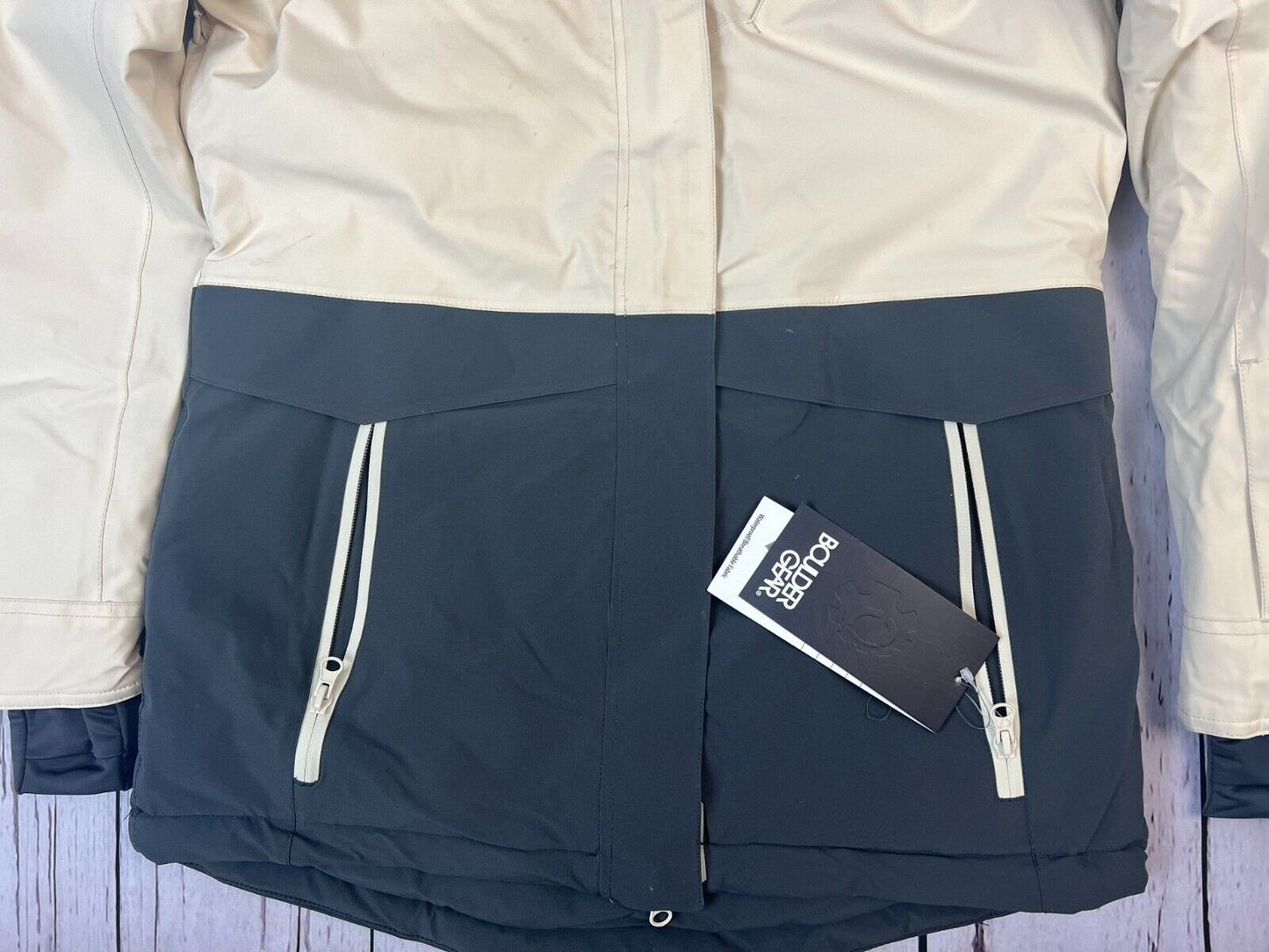 Boulder Gear June Insulated Womens Ski Jacket Womens Snow Jacket Off White S
