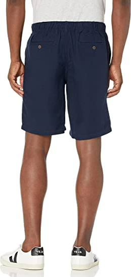 Amazon Essentials Men's Slim-fit 9" Flat-Front Linen Short M