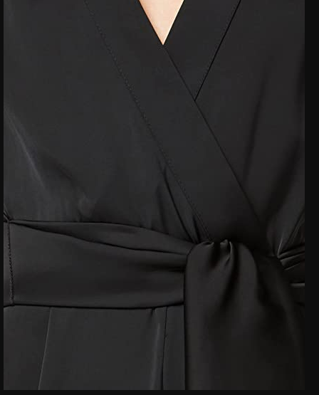 TRUTH & FABLE Women's Evening Jumpsuit Black (US 4-6)