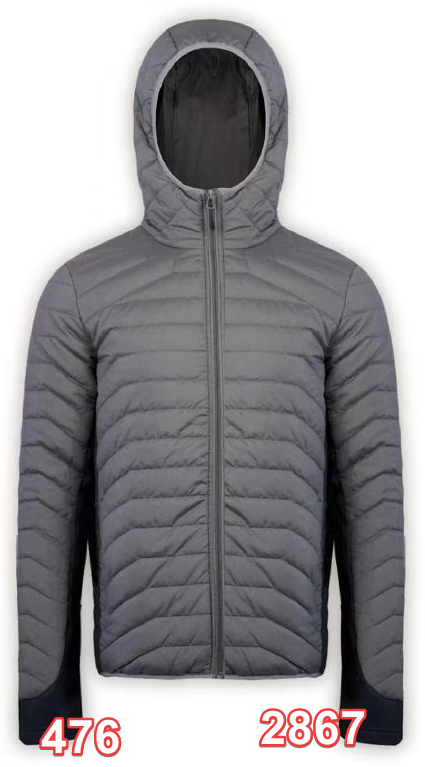 Boulder Gear BROOKS HYBRID MEN GO TO JACKET Men's Ski Jacket Charcoal XXL
