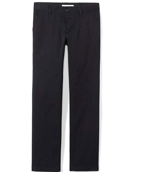 Amazon Essentials Girls' Flat Front Uniform Chino Pant