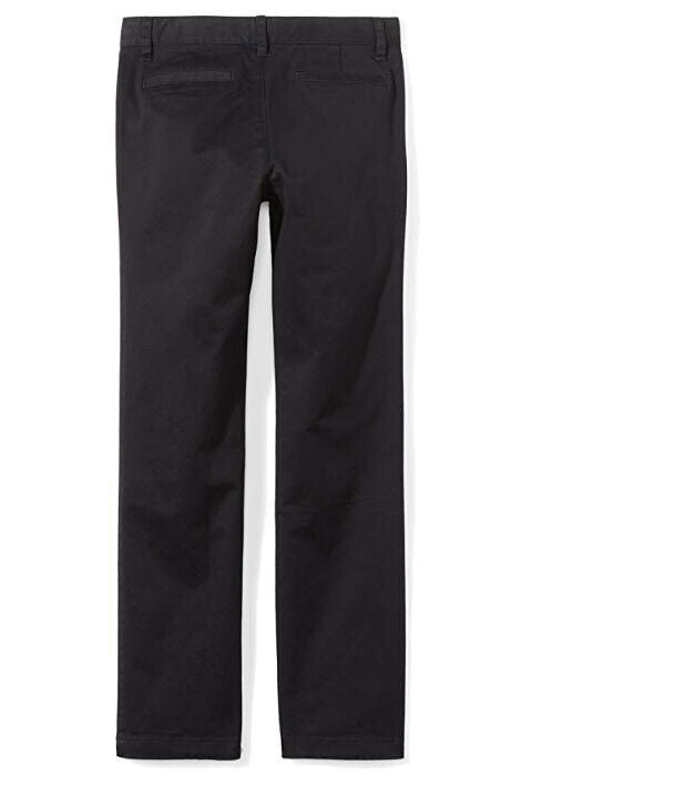 Amazon Essentials Girls' Flat Front Uniform Chino Pant
