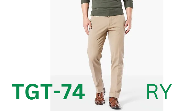 Dockers Men's Straight Fit Smart Flex Workday Chino Pants -Safari Beige, 34x29