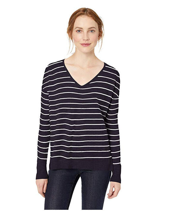 Amazon Brand - Daily Ritual Women's Lightweight V-Neck Pullover Sweater