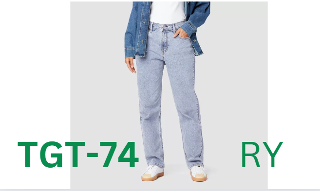 DENIZEN from Levi's Women's Mid-Rise 90's Loose Straight Jeans, Futire Fade, 16