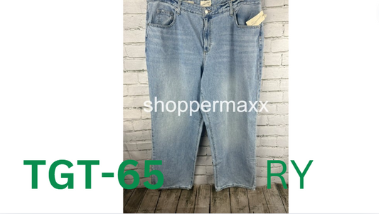 Women's Mid-Rise 90's Baggy Jeans - Universal Thread, Light Wash, 20