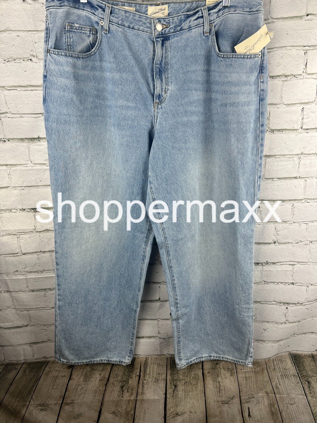 Women's Mid-Rise 90's Baggy Jeans - Universal Thread, Light Wash, 20