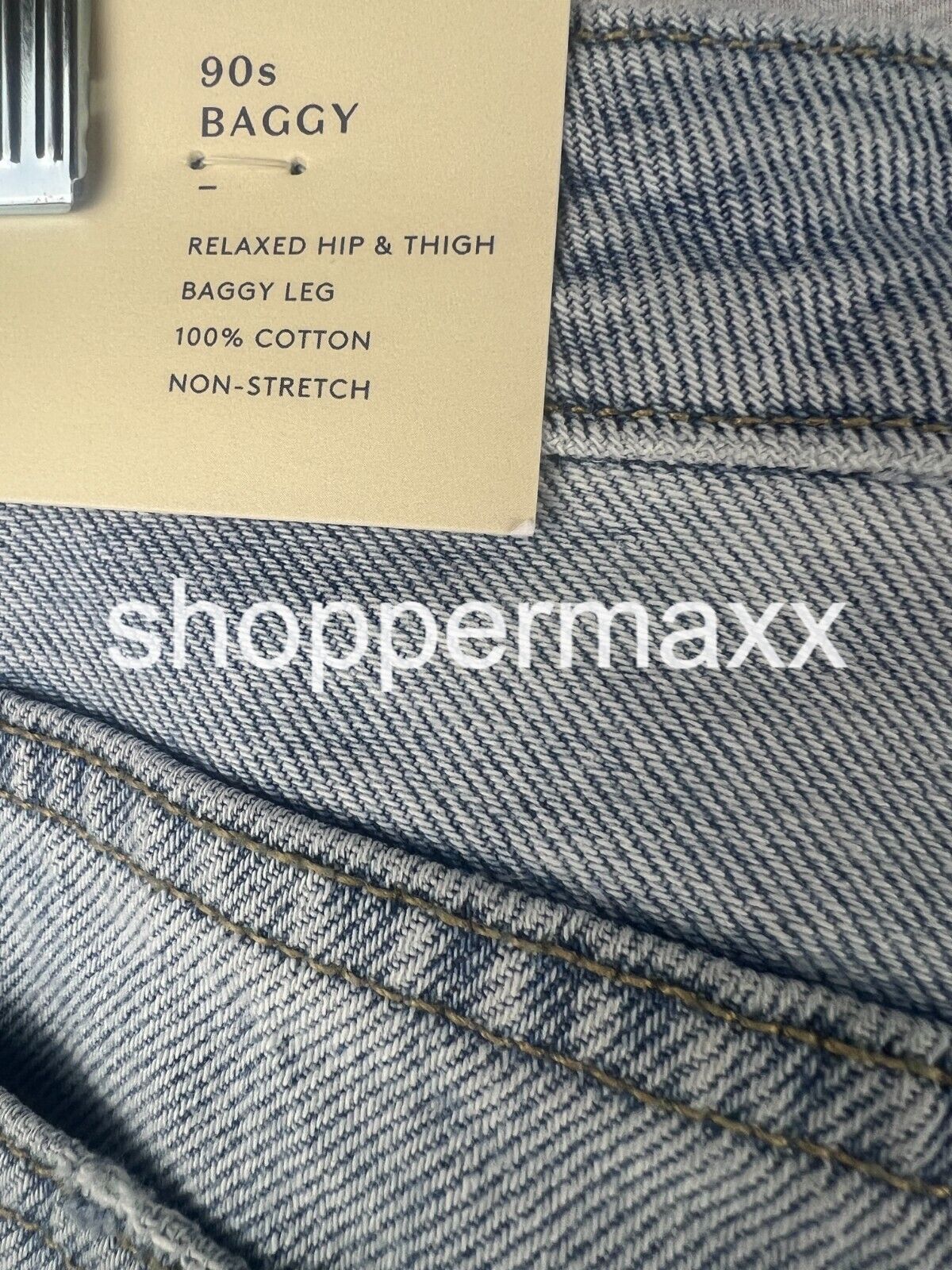 Women's Mid-Rise 90's Baggy Jeans - Universal Thread, Light Wash, 20
