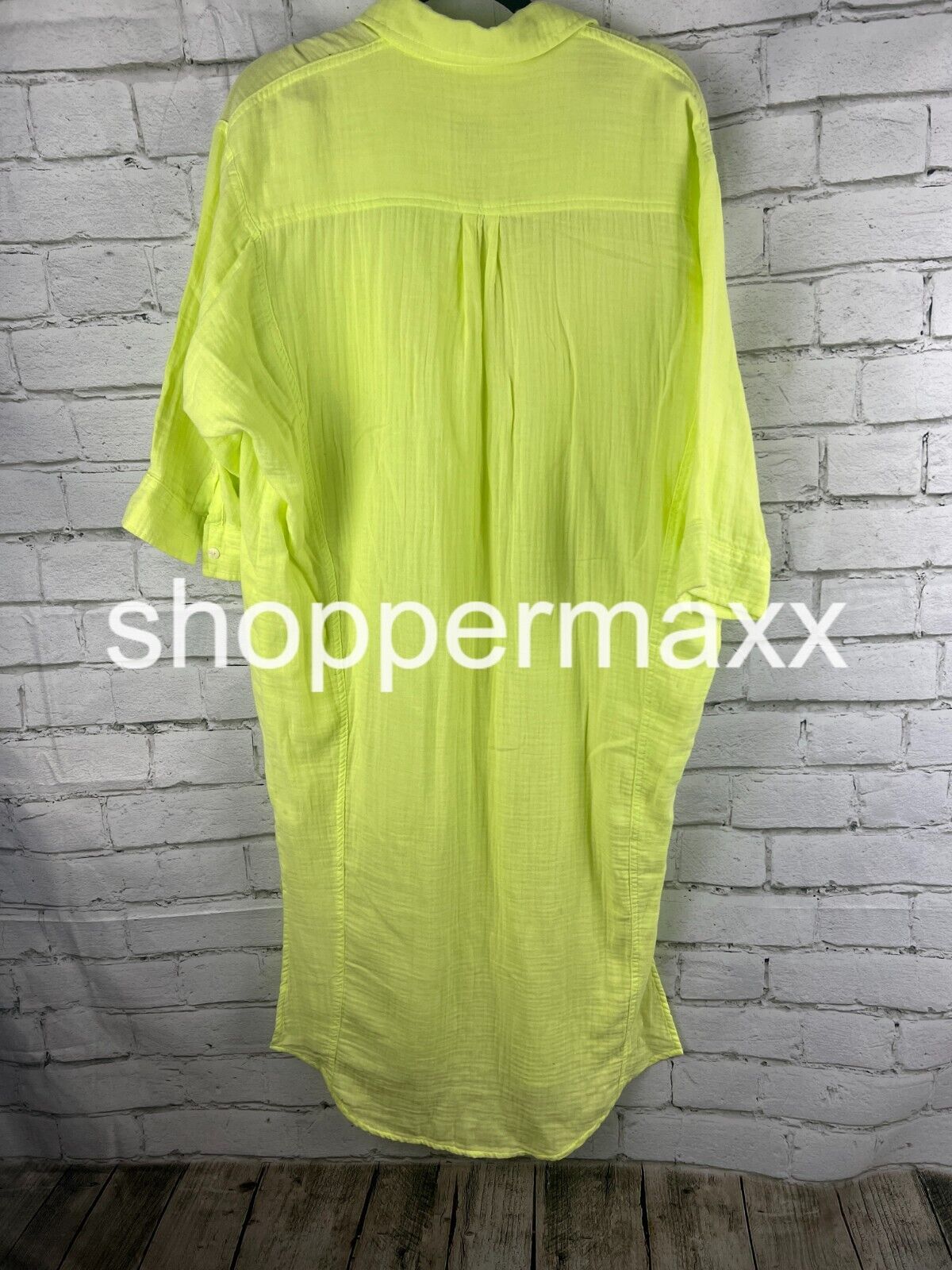Women's 3/4 Sleeve Shirtdress - Universal Thread, Yellow, XS