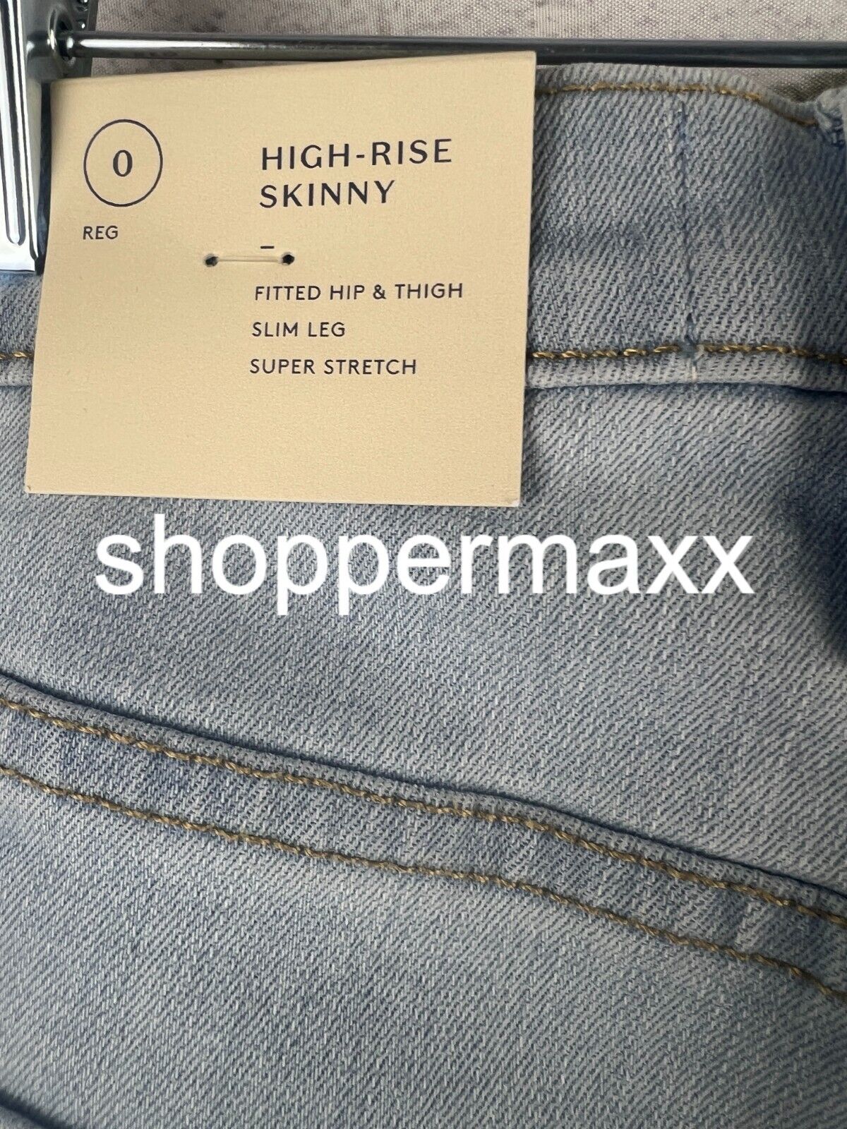 Women's High-Rise Skinny Jeans - Universal Thread, Light Blue. 0