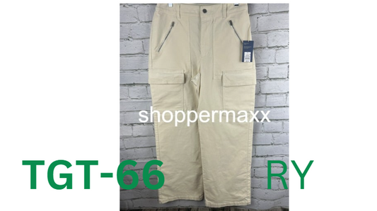 Women's High-Rise Straight Leg Corduroy Cargo Pants - Universal Thread, Cream, 8