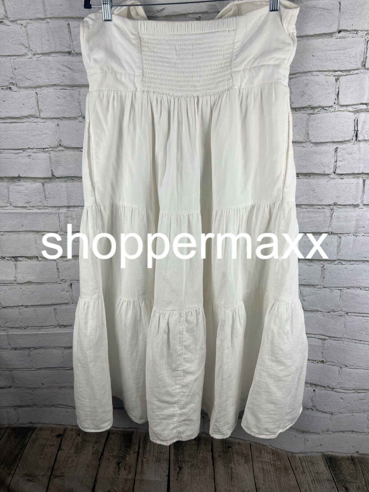 Women's Strapless Sundress - Universal Thread, White, XL