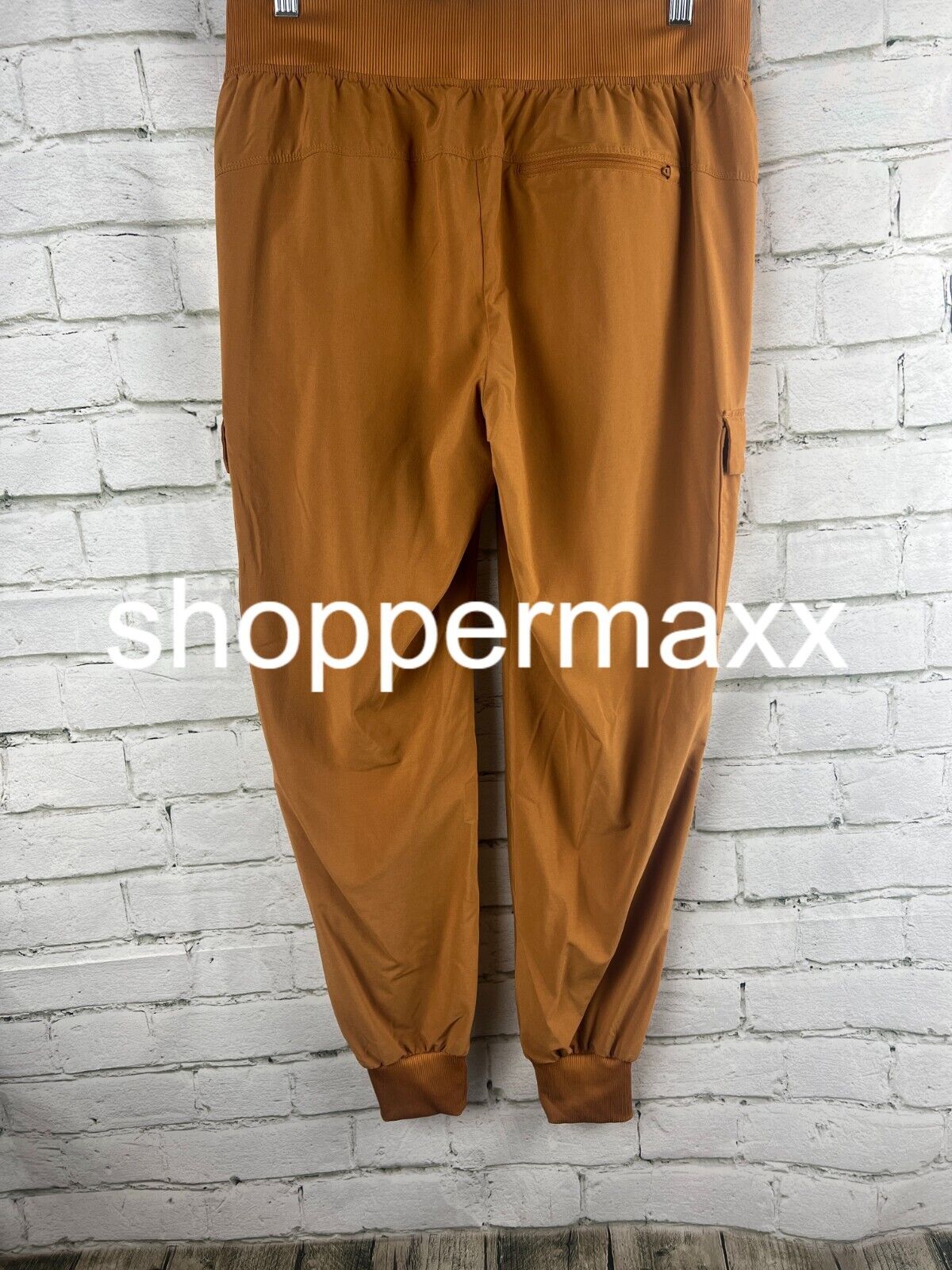 Women's Medium-Long Stretch Woven Tapered Cargo Pants, 27" - CHESTNUT, Size 1