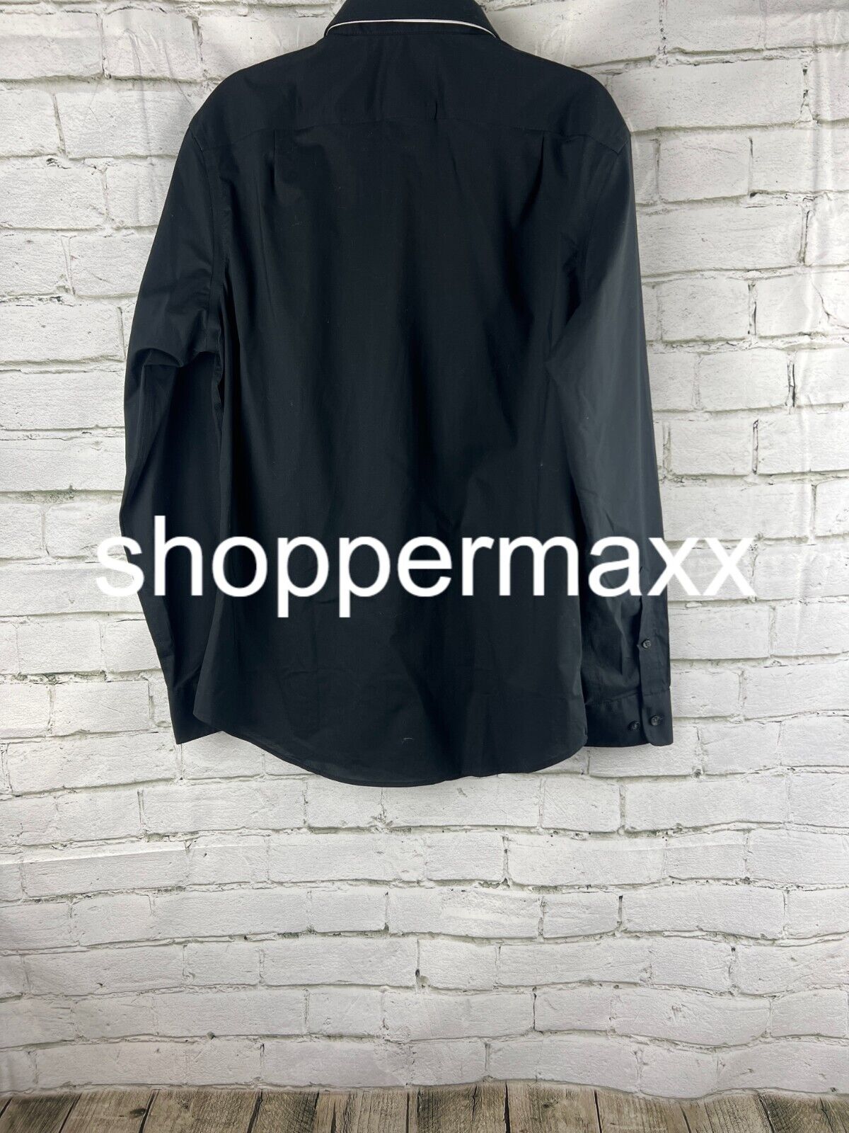 Men's Performance Long Sleeve Button-Down Shirt - Goodfellow & Co, BLACK, Large