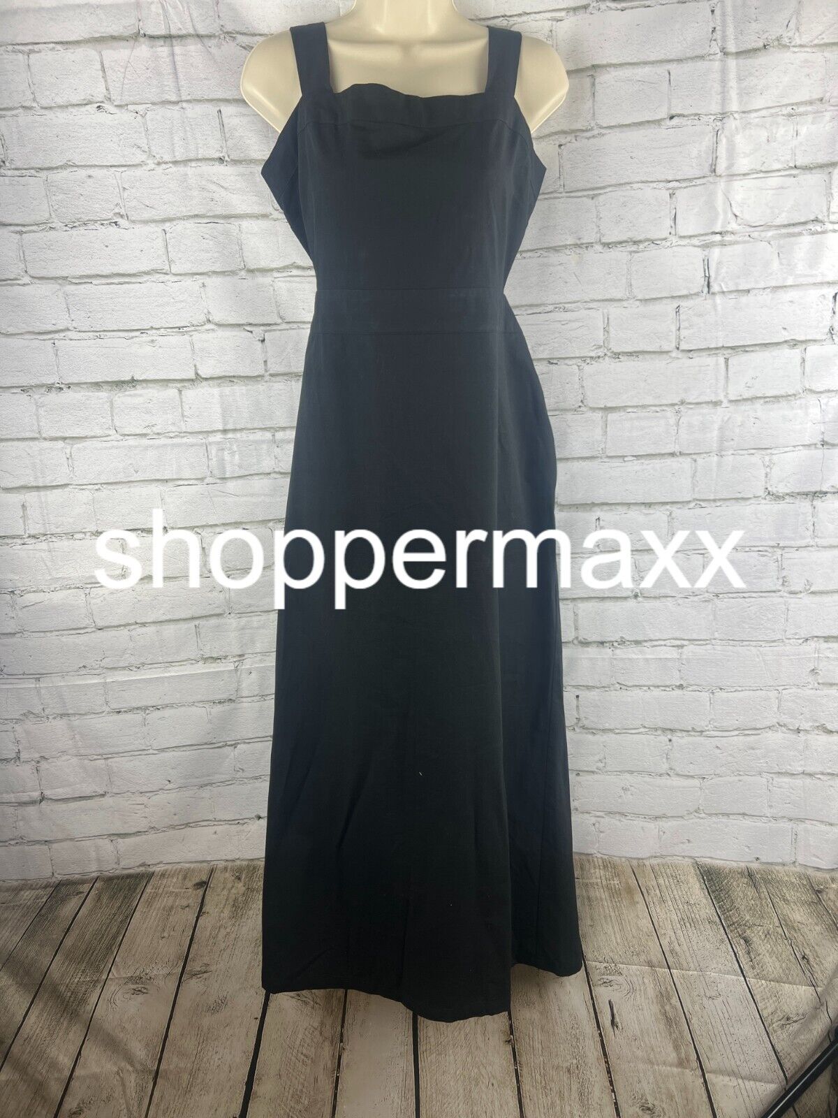 Women's Sleeveless Tie-Back Midi Dress - Future Collective, Black, 16