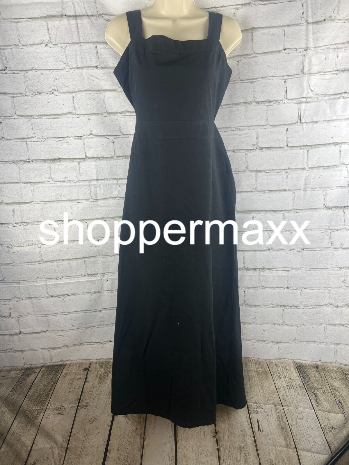 Women's Sleeveless Tie-Back Midi Dress - Future Collective, Black, 16