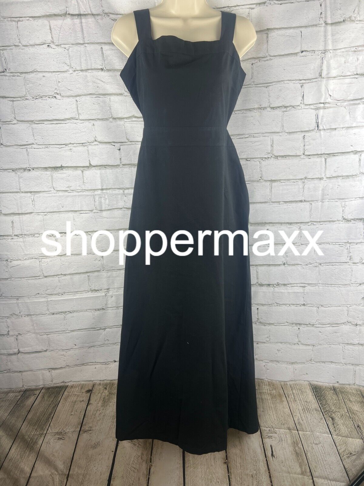 Women's Sleeveless Tie-Back Midi Dress - Future Collective, Black, 16