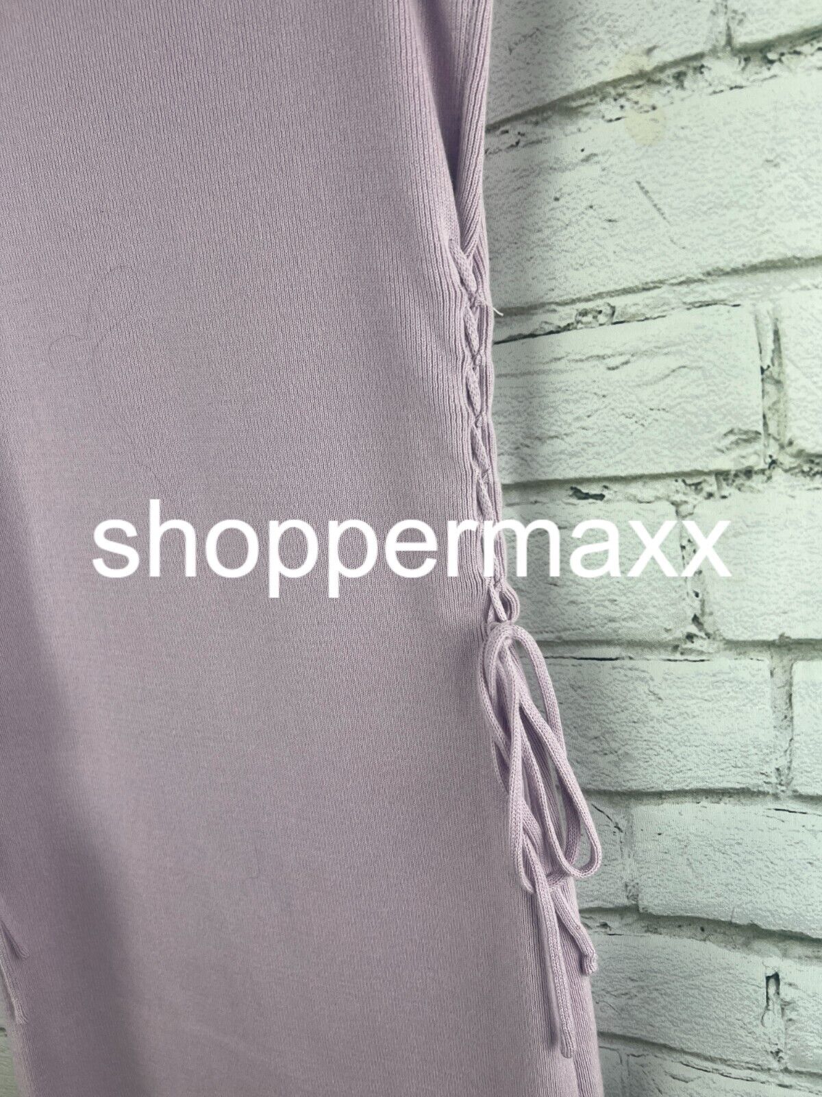 Women's Side-Tie Midi Sweater Dress - Future Collective with Reese, Lavender, S
