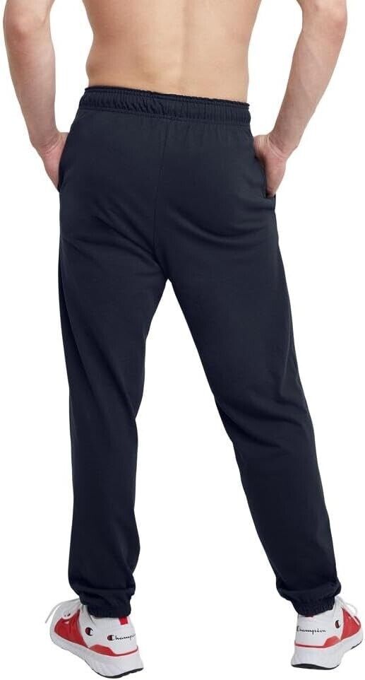 Champion Men Pants Everyday Cotton Lightweight Lounge, Knit For Pajama Bottom, M