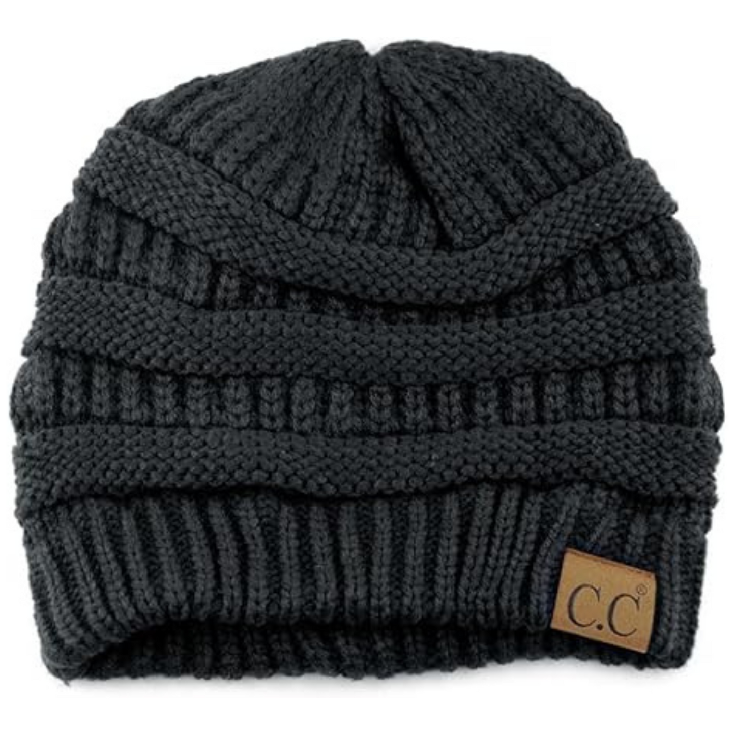 Unisex Trendy Warm Chunky Soft Stretch Cable Knit Slouchy Beanie Skully HAT Gray
