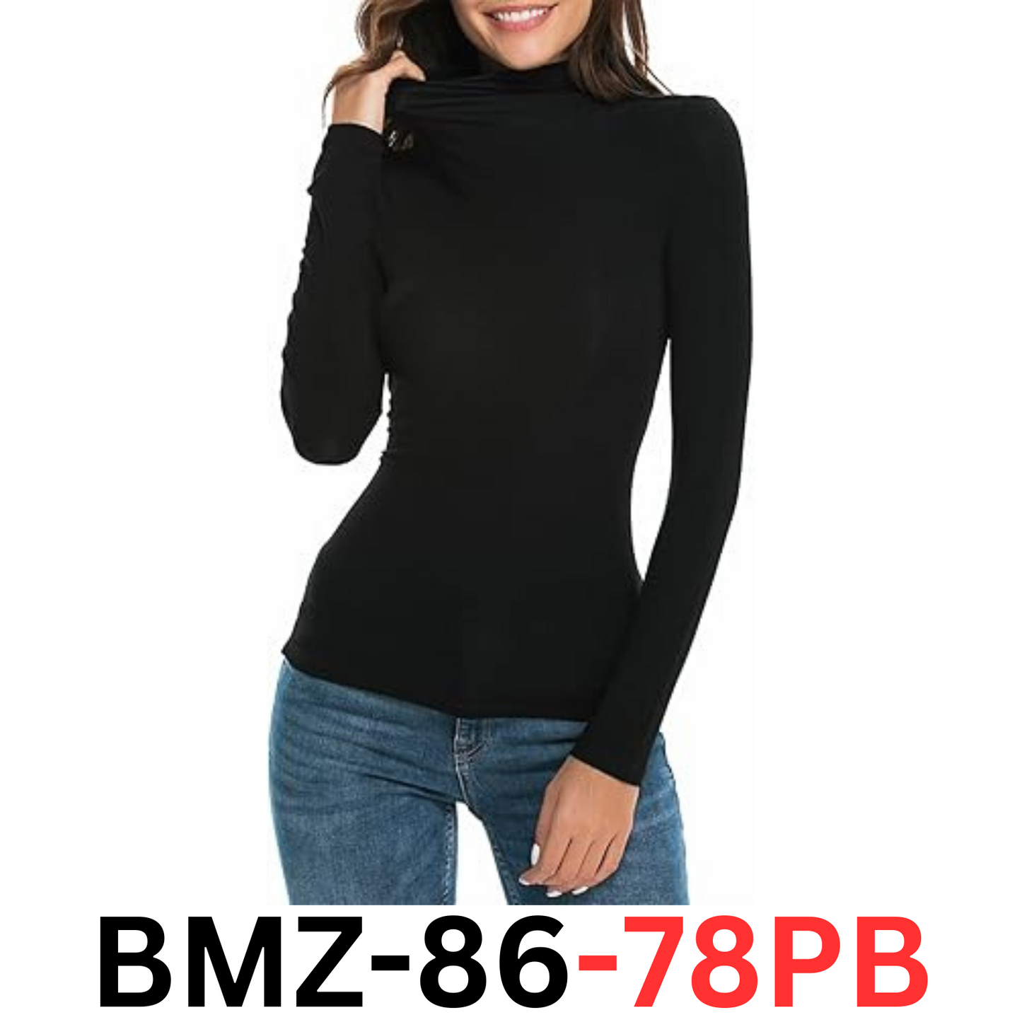 Womens Mock Turtleneck Long Sleeve Stretch Fitted Underscrubs Layer Tee Tops, S