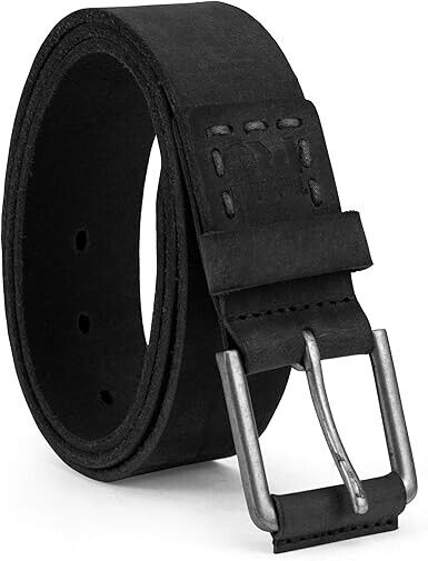 Timberland PRO Men's 40mm Workwear Work Leather Belt, Black/Pull Up, 38