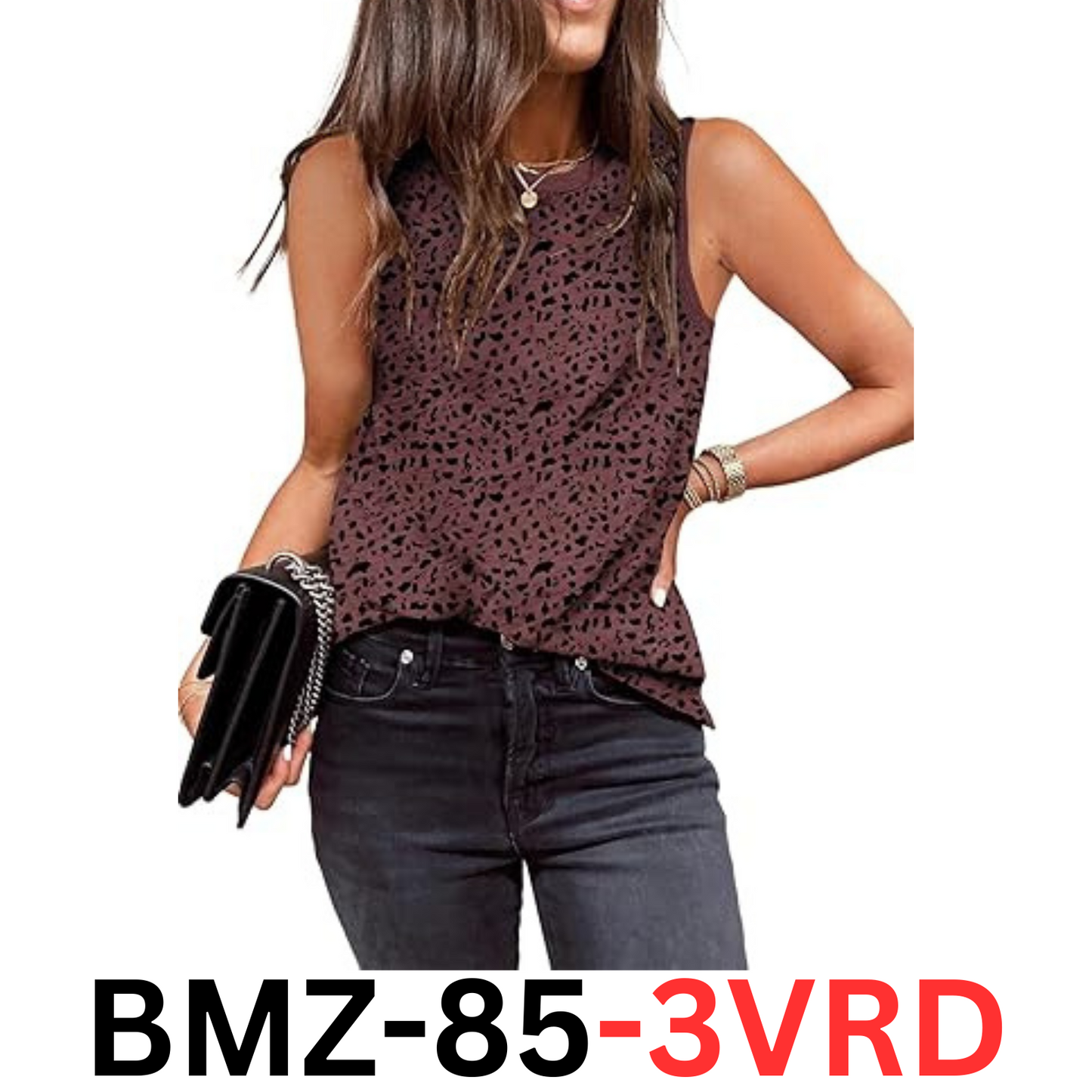 Dokotoo Womens Tank Tops Crewneck Sleeveless Summer Blouses Slim Fit T-Shirt, XL