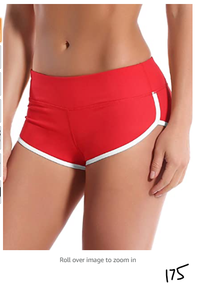 BUBBLELIME Sexy Booty Yoga Shorts Running Shorts Women Workout Booty Shorts XS