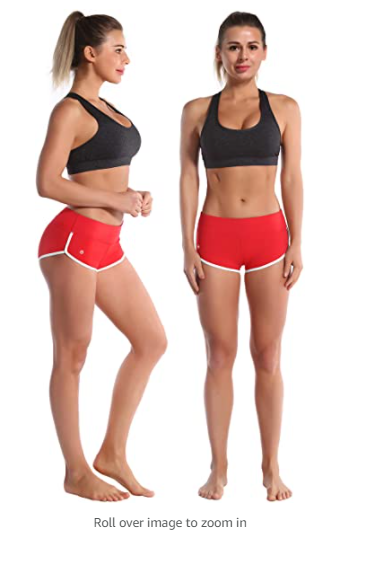 BUBBLELIME Sexy Booty Yoga Shorts Running Shorts Women Workout Booty Shorts XS