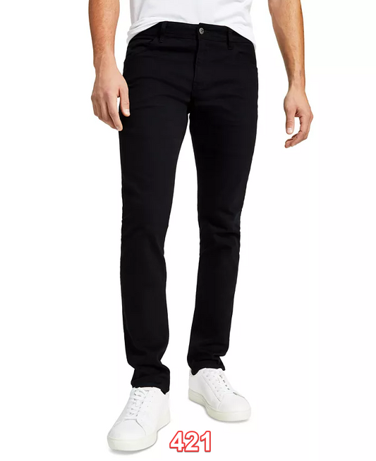 A|X ARMANI EXCHANGE Men's 5 Pocket Skinny Denim Jeans Black 31wx32l