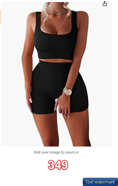 TWFRHC Women's Workout Sets Ribbed Tank 2 Pc High Waist Gym Yoga Short Sets L