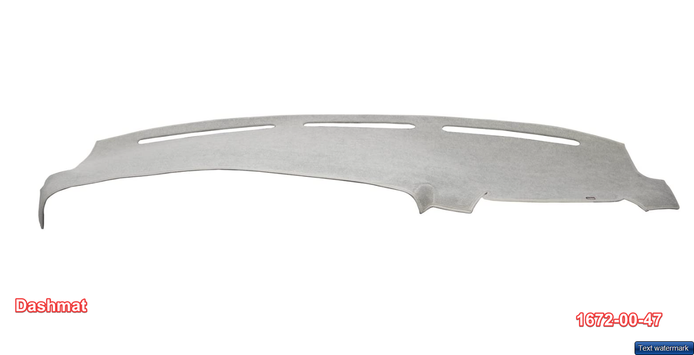 DashMat Original Dashboard Cover Nissan and Suzuki (Premium Carpet, Gray)