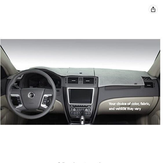 DashMat Original Dashboard Cover Nissan and Suzuki (Premium Carpet, Gray)