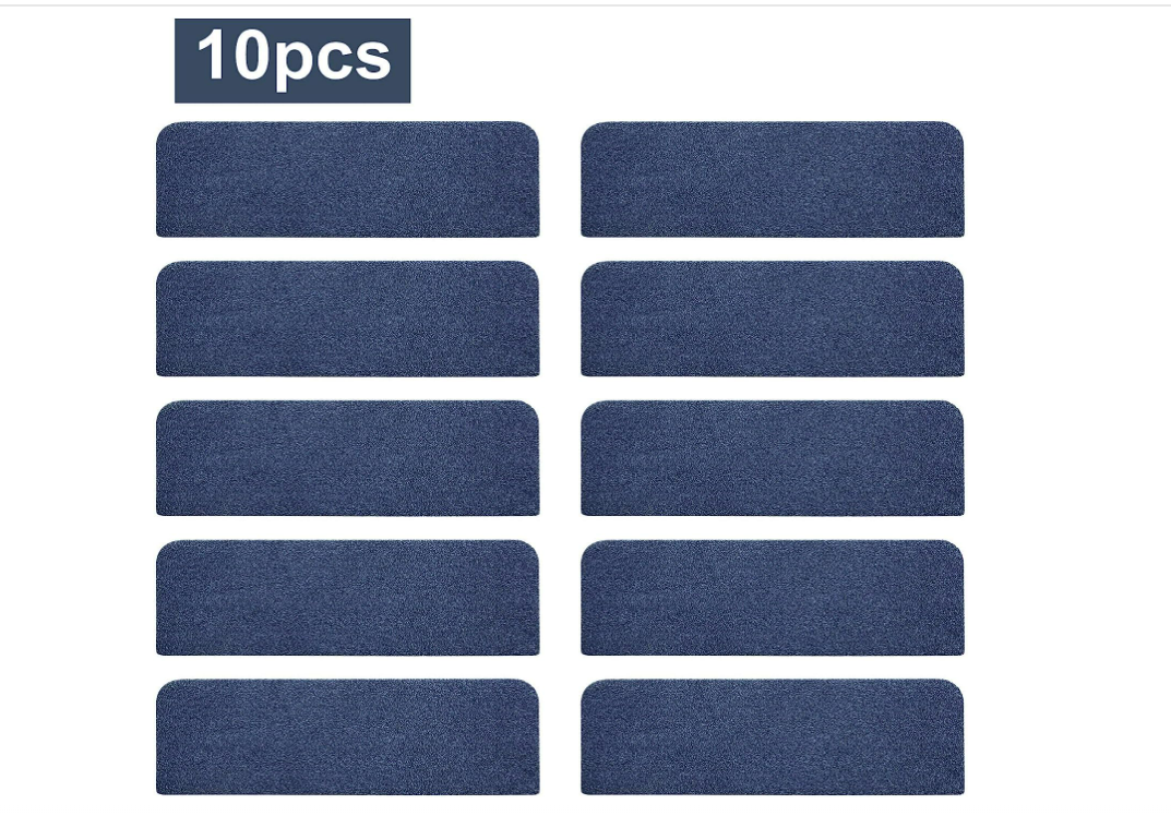 COSY HOMEER Stair Treads Non-Slip Carpet Mat 28inX9in Indoor Stair Runners 10PCS